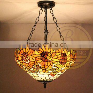 creative pendant tiffany light for decoration,baolian pendant tiffany light for decoration
