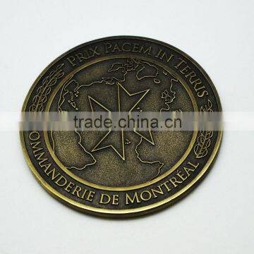 Manufactory direct sales antique souvenir challenge coin