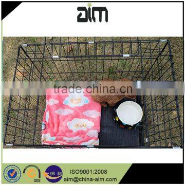 Beautifully dog cage for sale with black color PVC coated