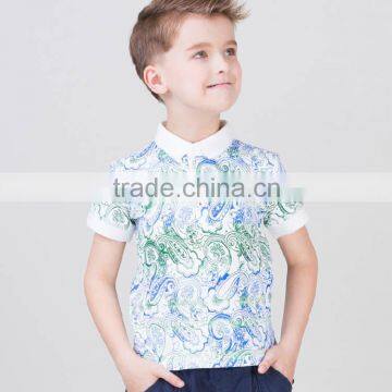 wholesale custom boys t-shirt with print or embroidery design and embroidery clothing or boys fashion t shirt with low price