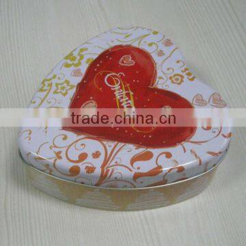 Customized designed tin chocolate box for packaging,storage,display