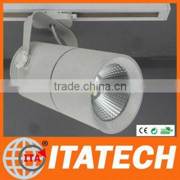 high brighness! 24w COB led track light,led track spot light,commercial led track lighting+ various styles available