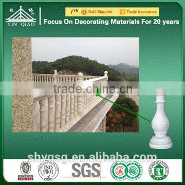 Decorative Square Round Fiberglass Cement Handrail for Sale