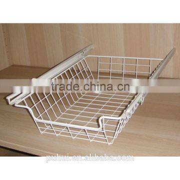 different sizes cabinet sliding basket with surface powder coating