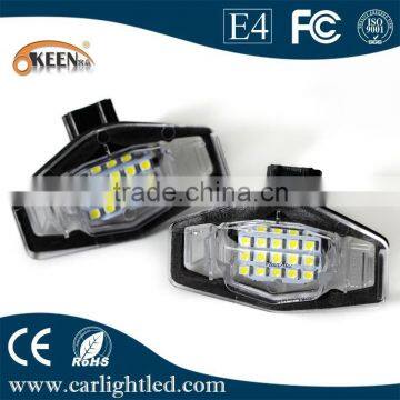 2016 high quality 12v car led license plate screw bolt light lamp led number plate light bar