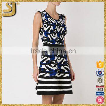 Fashion Autumn Ladies American Office Dress, Beautiful Sleeveless Dress photo-3