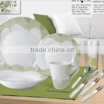 Casual Porcelain Dinnerware Set,porcelain Dinner Set Decaled photo-5