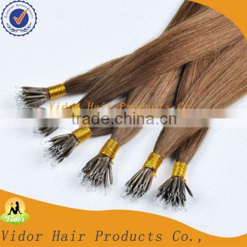 Direct Factory 100% Human Hair Wholesale Nano Ring Hair Extension