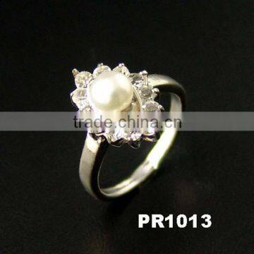 new design fashion pearl finger ring