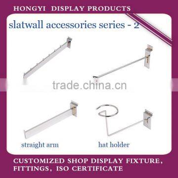 metal stainless steel slatwall accessories