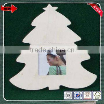 2014 Antique Cheap Wholesale Wooden Christmas Tree Picture Frame Photo Frame