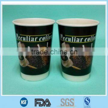 Double Wall Coffee Paper Cup, Recycled Disposable Glass Paper Cup photo-4