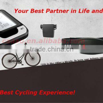 BSCI Member Factory Wireless Bike Computer With Heart Rate Monitor C014 photo-2