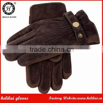 Men's Thinsulate Lined Outdoor Work Suede Leather Gloves