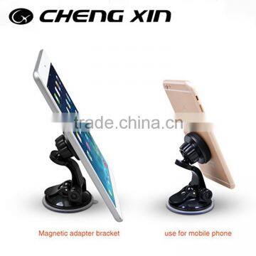 360 degrees magnetic silicone turn around novel cd slot car mobile cell phone holder