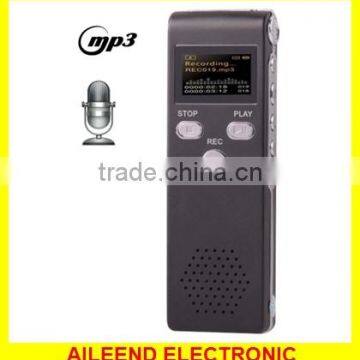 Professional 8GB LCD Digital Voice Recorder with VOR MP3 Player