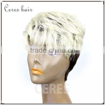 Japanese fiber blond 613 Synthetic wig full lace wig top quality fashion style Italian wave