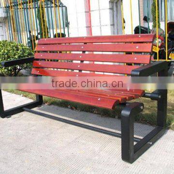 Outdoor furniture wood park bench seat