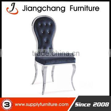 Modern Luxury Stainless Steel Chair With Arm JC-SS74