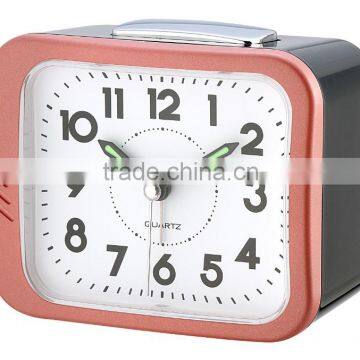 Bell function analog sweep table alarm clock