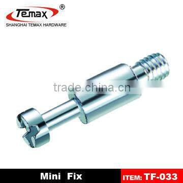 TF-033 Steel Zinc alloy Cabinet Furniture Connector Bolts