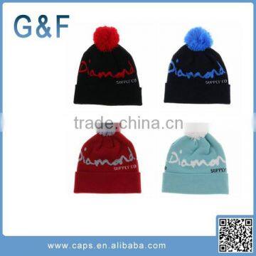 Custom Funny Pom Beanie For Wholesale