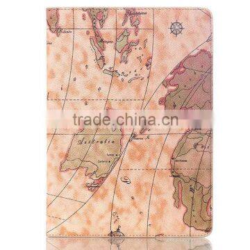 Worl Map Stand Flip Case for Samsung Tab S 10.5
