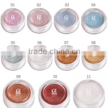 Cosmetic glitter powder non-toxic eco-friendly 13 colors