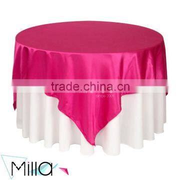 Satin table overlay