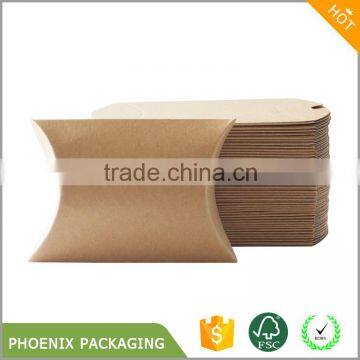 2016 new arrival kraft pillow box