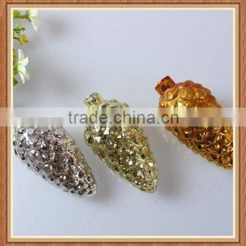 2015 new product China supplier heat fire resistant tree decoration light cover ornaments lighted indoor christmas glass