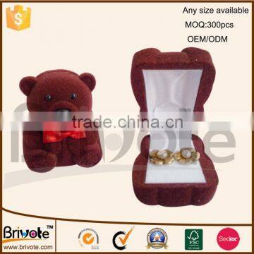 2015 High quality luxury custom velvet jewelry gift box                        
                                                Quality Choice