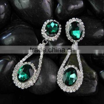 New Style Green 2014 Fashion Earrings Wholesale J0685F07Y