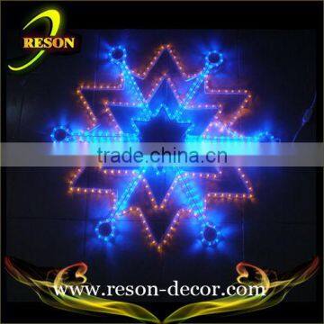 90*78cm large 3d outdoor decorating snowflake led