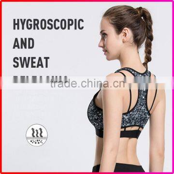 High Impact padded Fitness Stretch Workout Fitness Yoga Bra tops for women