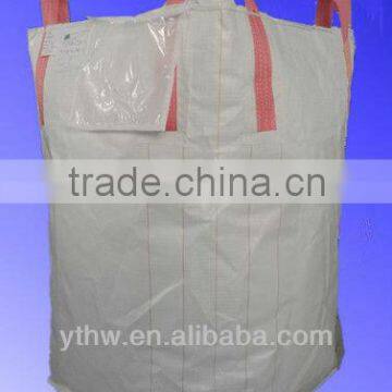 PP tubular container big bag/bulk bag with lifting loops cross corner