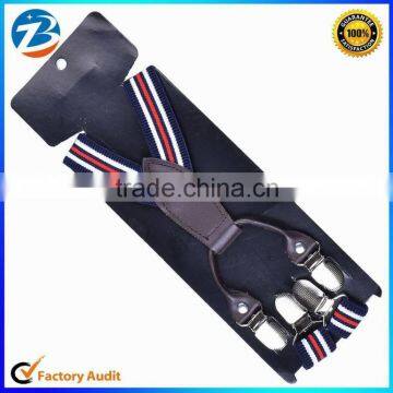 Fashion Sorrento Stripe Braces Kids Suspender Clips Wholesale