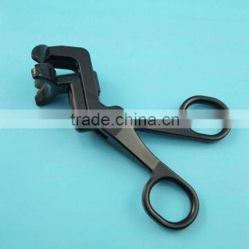 POP scissors handle plastic eyelash curler