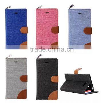 Retro Vintage Jeans Stand PU Leather Flip Wallet Case Cover For Sony Xperia M2