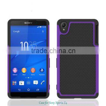 PC TPU Football Grain Heavy Duty Case Cover For Sony Xperia Z4 photo-3