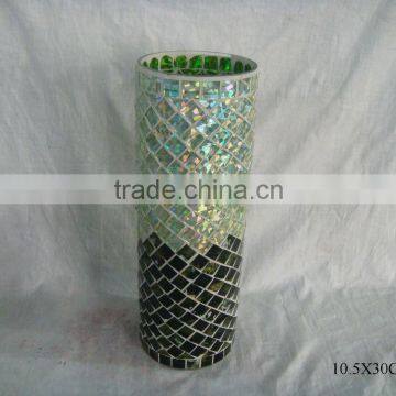 MOSAIC STRAIGHT GLASS VASE