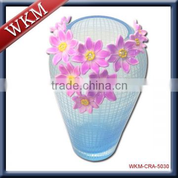 Hot Sale Wedding Colored Glass Vase