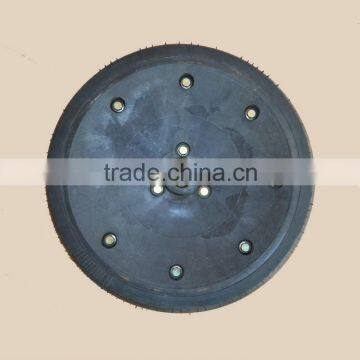 16"x4.5" closing wheel assembly for agricultural machine