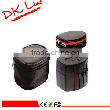 Universal travel charger Multi function switch socket gift promotion item Global travel switch plug