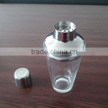 Eco-friendly FDA Grade Cheap Glass Cocktail Shaker Vintage photo-3