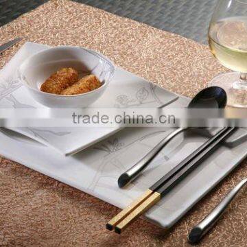 G70 wholesale chaozhou factory oem white porcelain luxury dinner set