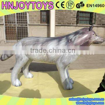 Kids Inflatable Wolf Toy, Life Size Toy Inflatable Wolf