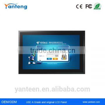 IP65 front flat panel 21.5inch Outdoor kiosk lcd monitor with Aluminun alloy enclosure