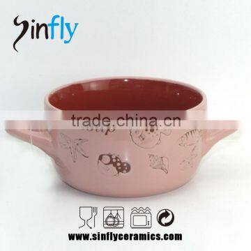 2015 Hot Selling Glaze Hand-painted Ceramic Bowl Stoneware Bowl