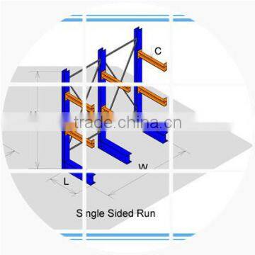 china heavy duty cantilever racking